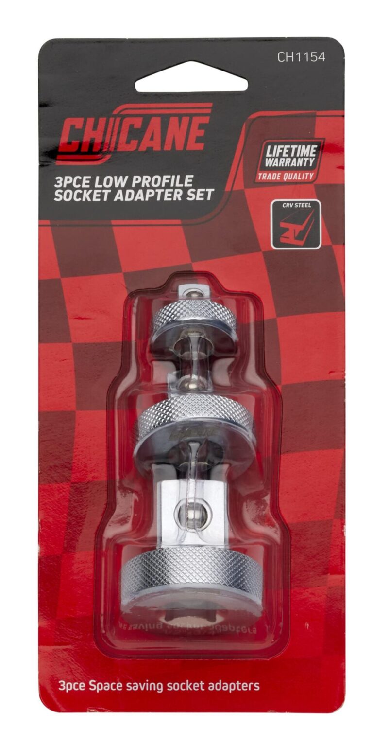3PC LOW PROFILE SOCKET ADAPTER SET Chicane